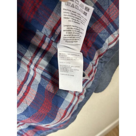 Untuckit Men’s Ziata Flannel Lined Jacket Blue Size Large - Picture 7 of 9